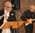 Christof Bischofberger und Peter Albrecht mit einer musikalischen Einlage