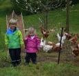 Die Kinder wurden auf originelle Art ins Landleben eingeführt