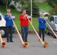 Am Bundesfeiertag sollen Alphornklänge ins Tal hinunter erklingen
