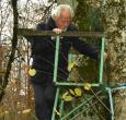 Franz Bitterli wollte die Aussicht vom Hochsitz aus geniessen