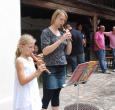 Sie wurden mit Flötenspiel der Musikschüler willkommen geheissen