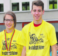 Oberkulm, 2015: Michelle Gloor und Michael Von Gunten wurden unter 237 Teilnehmenden als die schnellsten Kulmer ausgezeichnet. (Bild: WB-Archiv)
