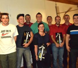 Ihnen allen gebührt Dank: Jubilierende und Beförderte – sie setzen sich für die Feuerwehr ein