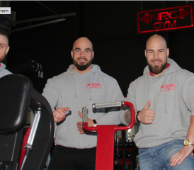 Michael Hager, David Eichenberger, Sandro Amrein und Manuel Amrein. (Bild: zVg.)