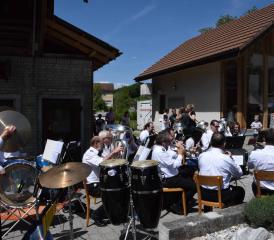 Die Musikgesellschaft Schmiedrued unter der Leitung von Christian van Rijs