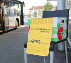 AAR bus+bahn sagt Danke (Bild: rc.)