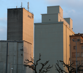 Blick ins Mühleareal: Geht es nach den Initianten von «Nein zur Überbauung der Hegmatte», soll zuerst an dieser Stelle gebaut werden und vor allem Arbeitsplätze entstehen. (Bild: rc.)