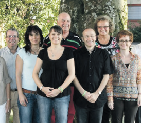 Die reformierte Kirchgemeinde Reinach- Leimbach 2014 (Bild: zVg.)