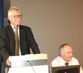 Der Präsident des Roten Kreuzes Sektion Aargau, Hans Rösch