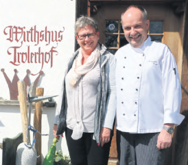 Beatrice Cathrein und Hanspeter Thomi, Wirtshaus Trolerhof. (Bild: Remo Conoci)