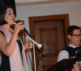 Christin Maho und Christian Hadorn widmeten sich dem französischen Chanson