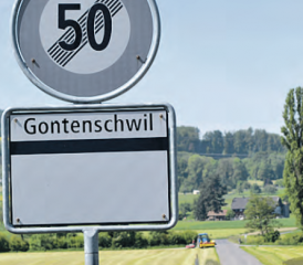 50er-Zone aufgehoben Ausfahrt Leimbach (Bild: be.)