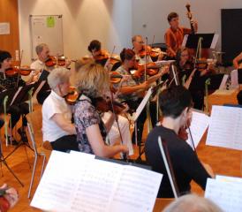 Das Kammerorchester Schöftland spielte unter der Leitung von Peter Klaus