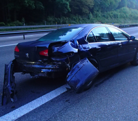 Unfall Suhr/A1 vom 18. Mai (Bild: kapo)