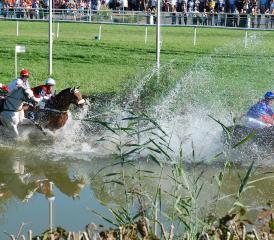 Durchquerung des Cross Teichs