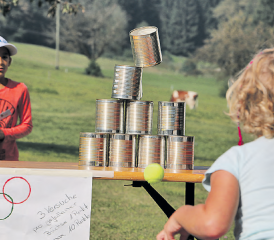 Spiel und Spass bei der Sonderschule Walde (Bild: Remo Conoci)