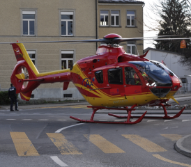 Helikoptereinsatz in Menziken (Bild: rc.)