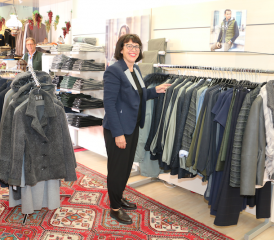 Maya Hunziker in ihrem Modehaus MAYA H (Bild: Remo Conoci)