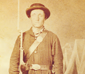 Soldat aus Ohio, das zu den Staaten der Union gehörte. (Quelle: Civil War, Ohio Soldiers)