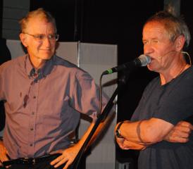 Joachim Rittmeier (li.) und Tinu Heiniger sorgten für einen spassigen Abend