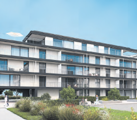 Moderne Überbauung an zentraler Lage in Reinach AG: Der Gautschi-Park bietet viele Besonderheiten für seine Mieter. (Bilder