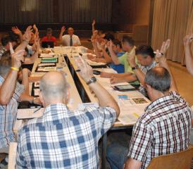 Einigkeit herrschte anlässlich der 2. Abgeorodnetenversammlung in Kölliken