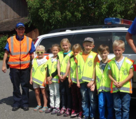 Repol aargau Süd mit Erstklässlern aus Beinwil am See (Bild: zVg.)