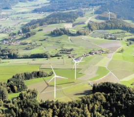 Wird nicht weitergeführt: Das Windparkprojekt Kirchleerau/Kulmerau ist Geschichte. (Bild: zVg.)