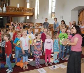 Gemeinsames Singen gehörte die ganze Woche mit dazu