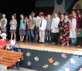 Die Schildbürger in Aktion