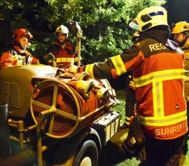 Das Handling von Motorspritzen – Feuerwehr und Zivilschutz haben verschiedene Modelle