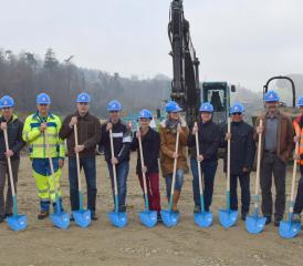 Der Spatenstich für die Erschliessung konnte nach 25 Jahren Planung vollzogen werden