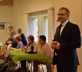 Gemeindeammann Martin Goldenberger durfte eine grosse Schar Gäste begrüssen