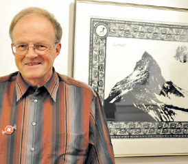 Die vielfältige Schweiz im Museum Schneggli in Reinach: René Fuchs hält die Bergwelt in Scherenschnitten fest (Bild: hg.)