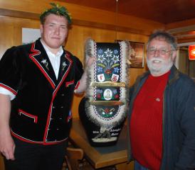 Nicola Lehmann mit seinem Coach Peter Bachmann