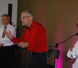 Ein Loblied auf die neue CD der Lucky Tramps: Willi Siegenthaler hielt die Laudatio