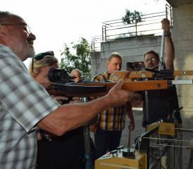 Diesmal wurde mit Pfeil und Bogen geschossen