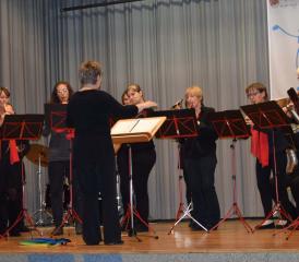 Das Orchester Uerkental eröffnete das Musikschul-Konzert