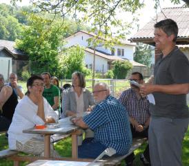 Gemeindeammann Andreas Urech konnte zahlreiche Neumüheler begrüssen