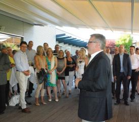 Geniessen und Gutes tun: Walter Keller konnte zahlreiche Golfer begrüssen