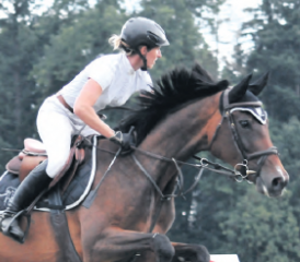 Concours des Reitvereins Hallwil in Egliswil: Nadine Steffen (Bild: Sibylle Haltiner)