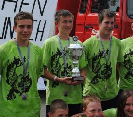 Zusammen mit ihren Kollegen gaben sie Vollgas – und siegten