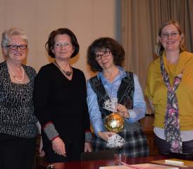 Der Vorstand im Jubiläumsjahr mit der Delgierten aus Kölliken (2.v.l.)