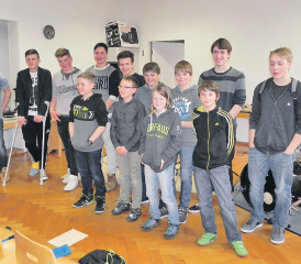 Die Drummer der Musikschule Kulm (Bild: moha)