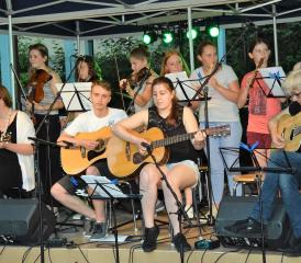 String and Flutes Band: Die grösste Gruppe des Abends spielte brillant