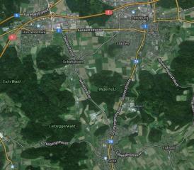 Verkehrsintensives Unteres Seetal (Bild: Google Maps)