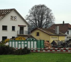 Die Gärtnerei Graber wird dem Erdboden gleich gemacht (Bild: st.)