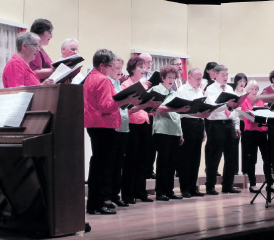 Der verstärkte Gemischte Chor Teufenthal (Bild: moha.)