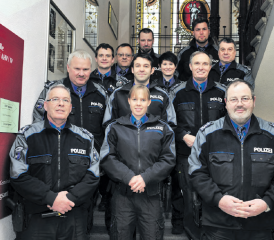 11 der 15 Mitglieder der Regionalpolizei aargauSüd (Bild: msu.)