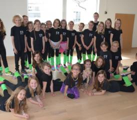 Die tanzenden Kids von Jeannette Pierrotto haben in Däniken den PIN Star-Test mit Erfolg bestanden